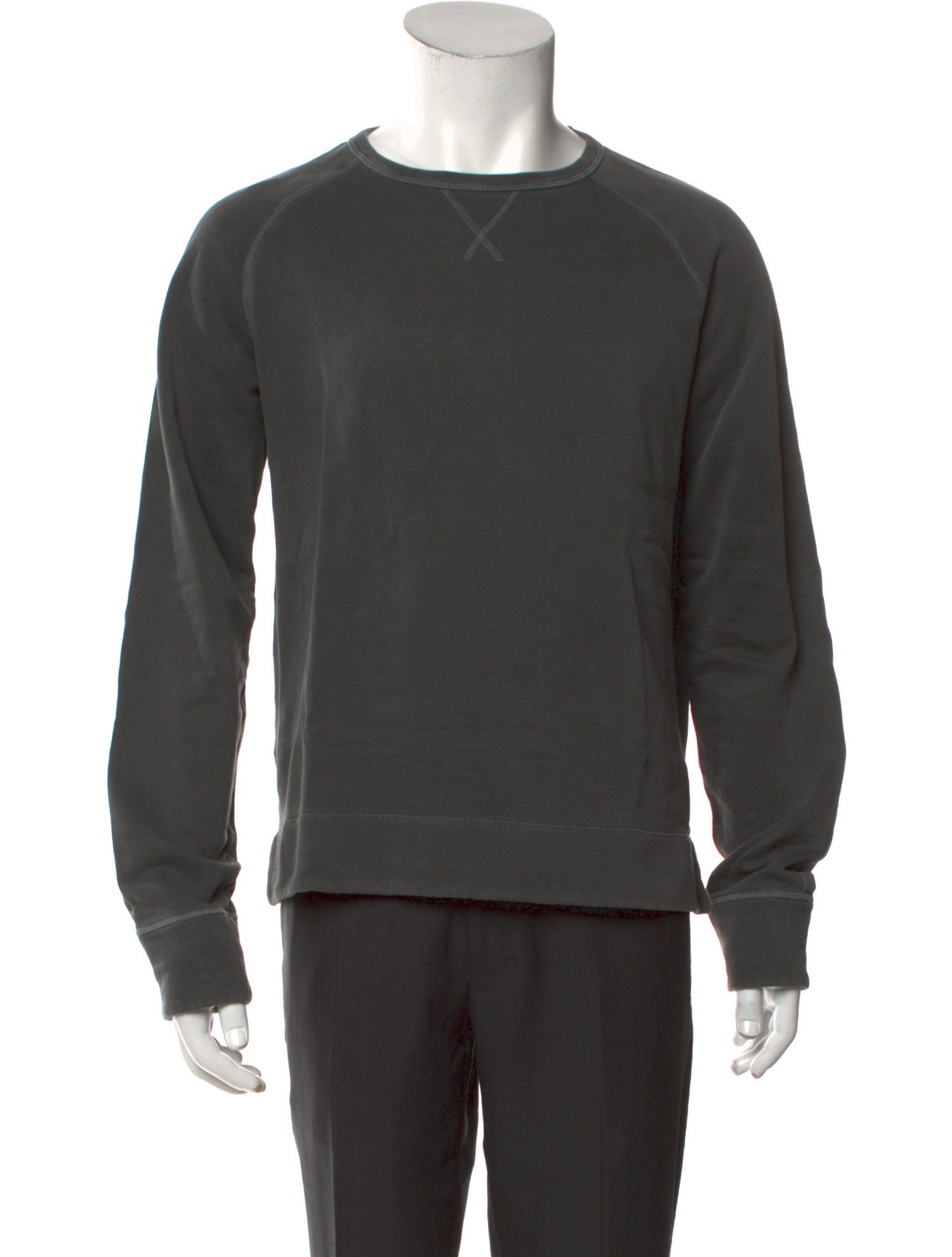 Officine Generale Crew Neck Long Sleeve T-Shirt