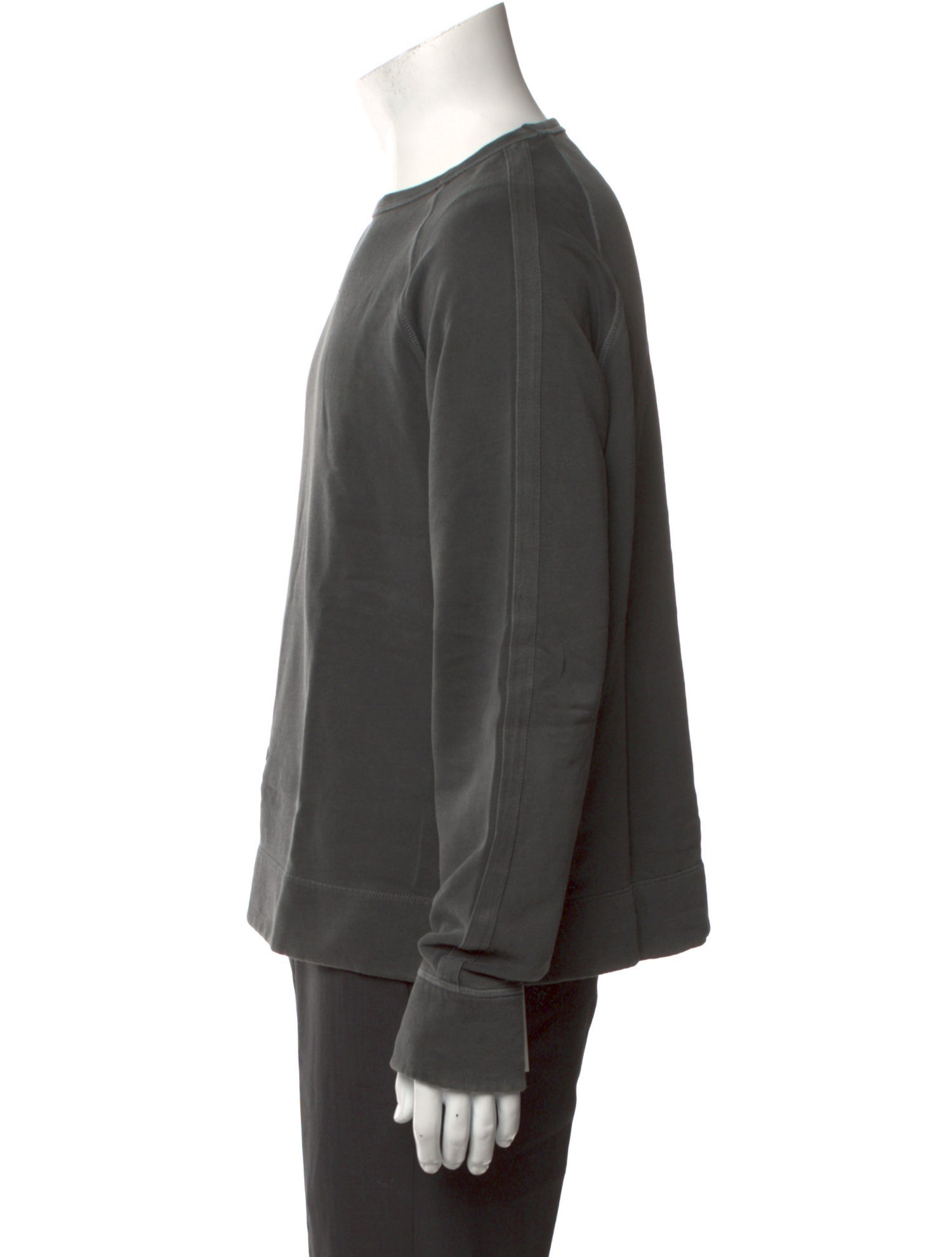 Officine Generale Crew Neck Long Sleeve T-Shirt