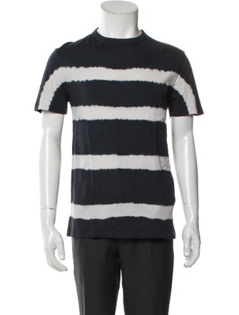 Officine Generale Tie-Dye Print Crew Neck Henley