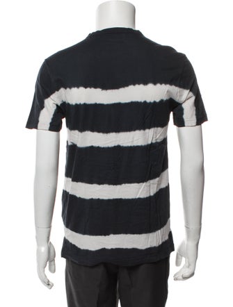 Officine Generale Tie-Dye Print Crew Neck Henley