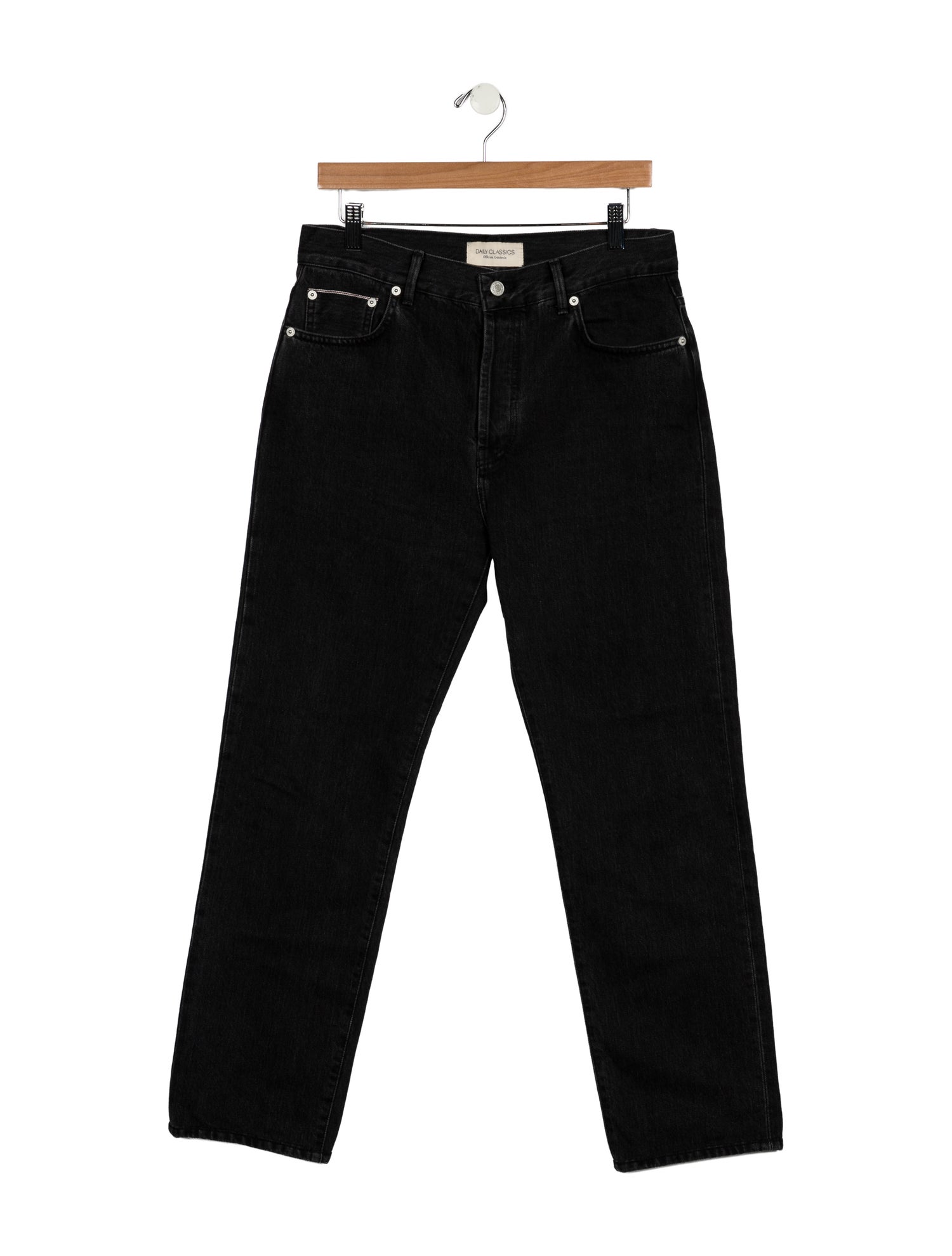 Officine Generale Mid-Rise Straight Leg Jeans