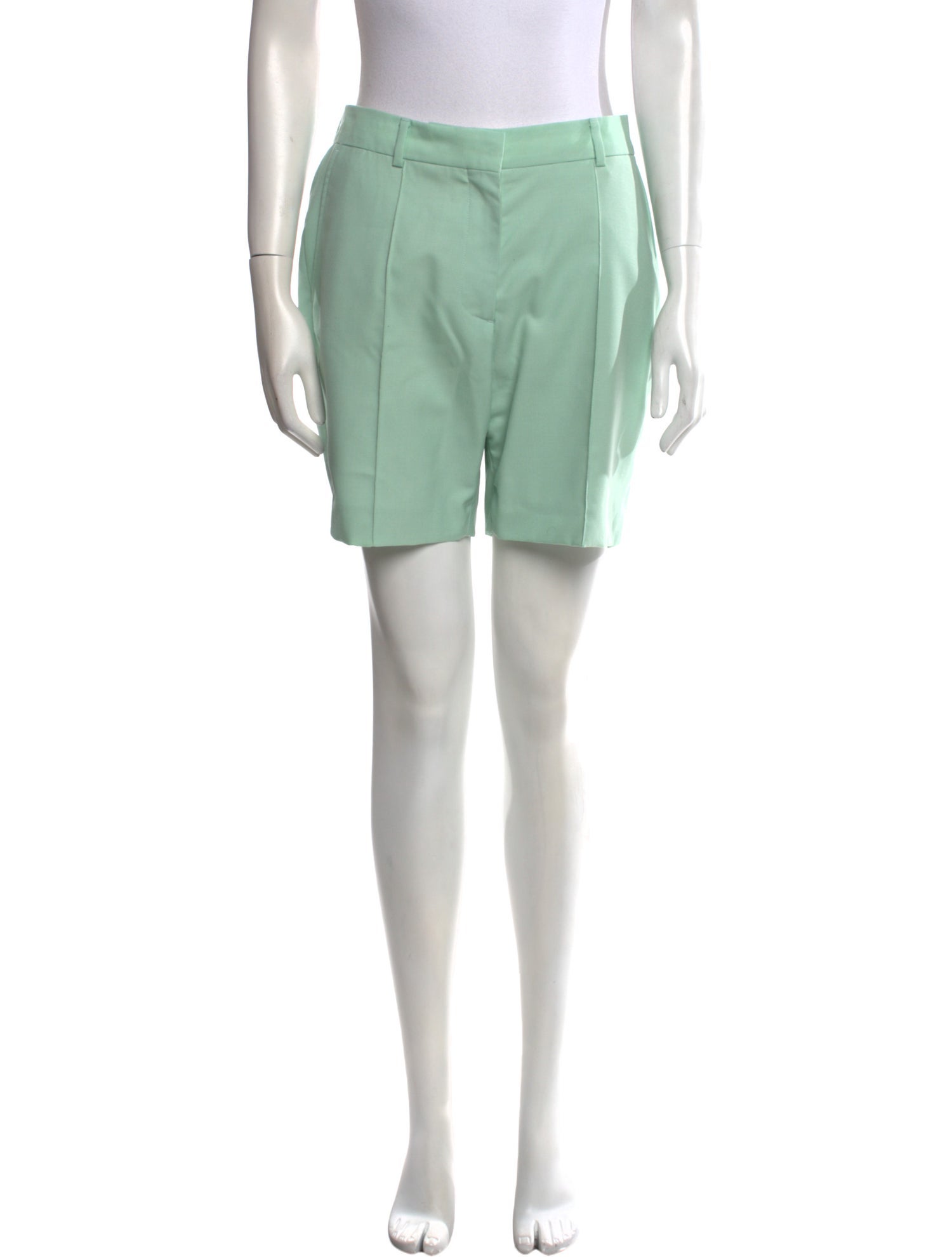 Officine Generale Virgin Wool Knee-Length Shorts