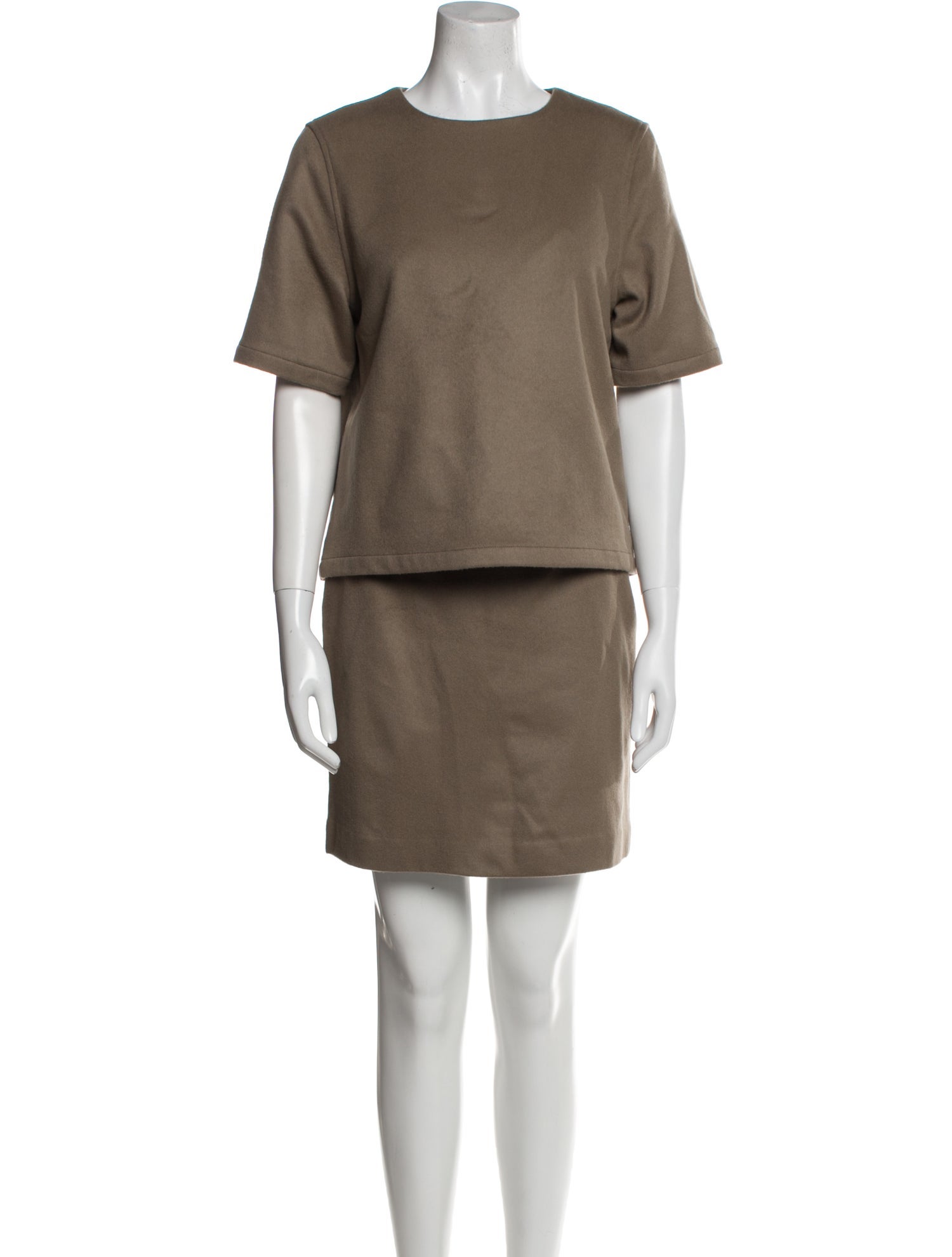 Officine Generale Virgin Wool Skirt Set