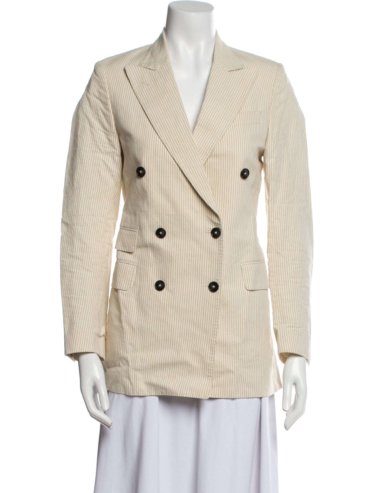 Officine Generale Striped Blazer