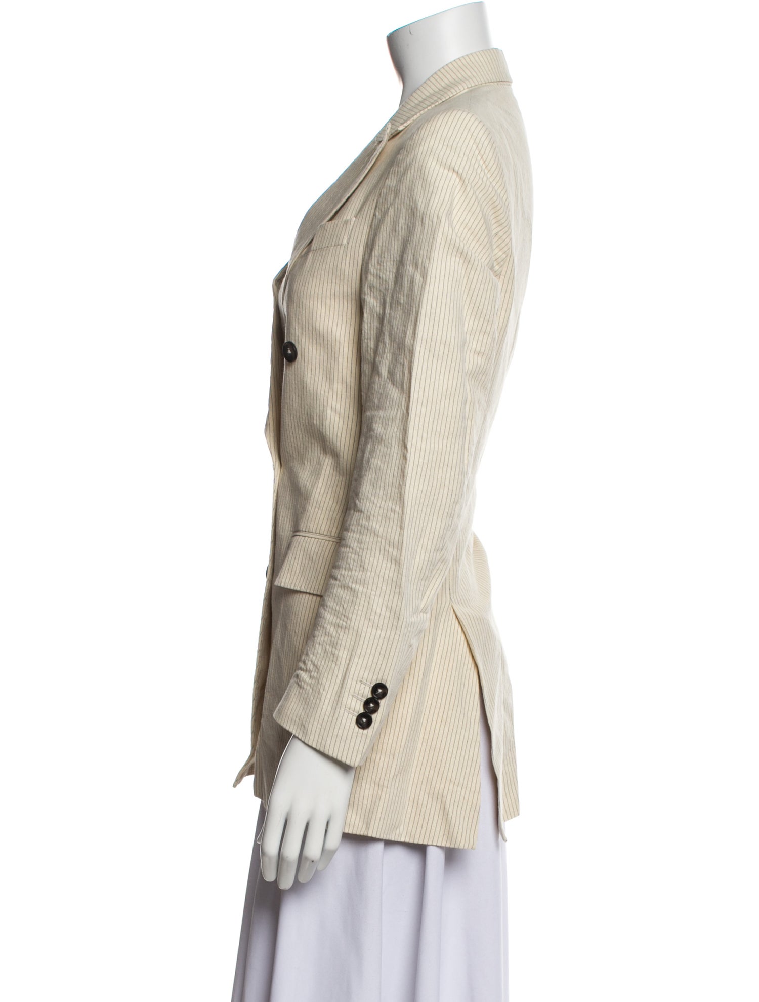 Officine Generale Striped Blazer