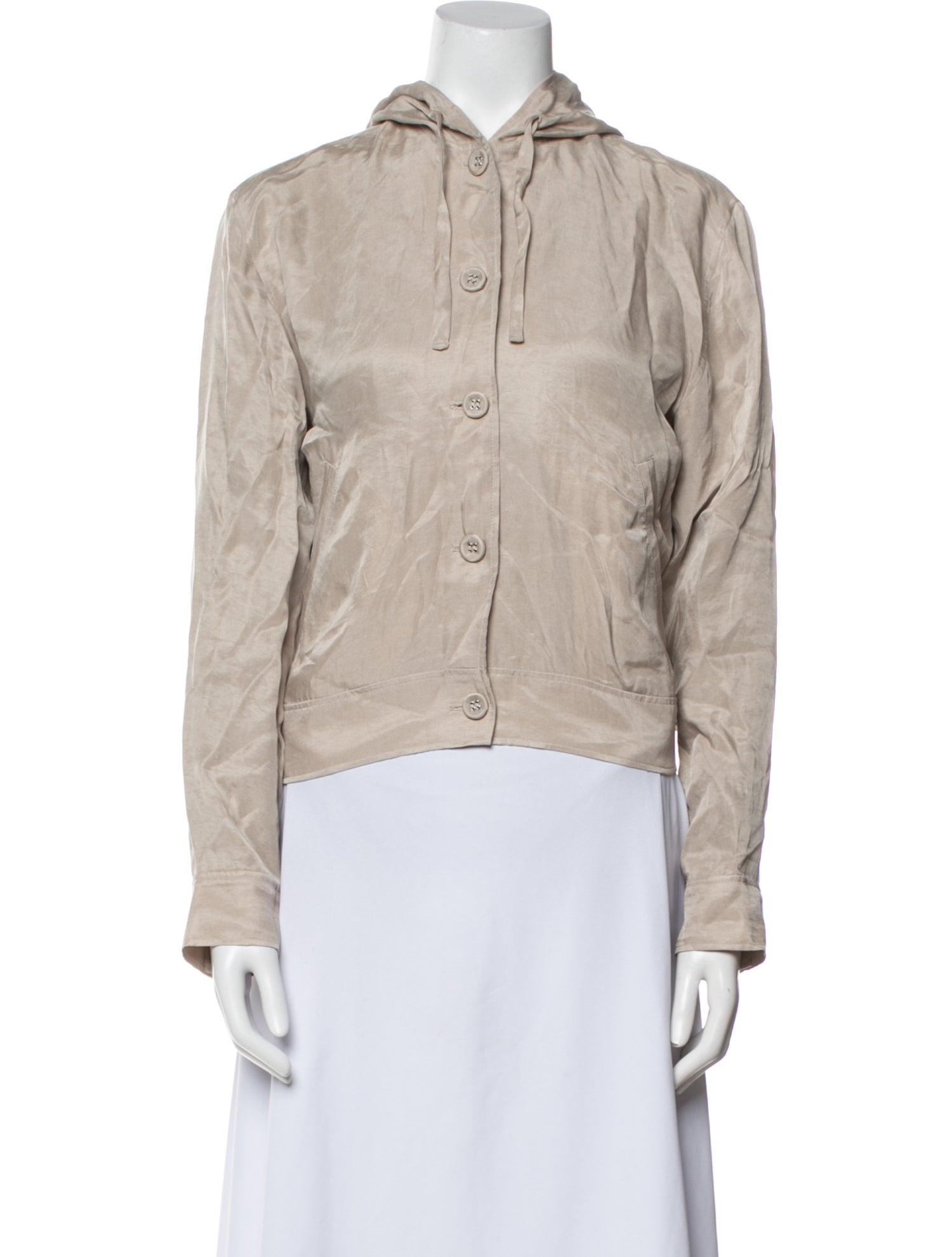 Officine Generale Satin Bomber Jacket