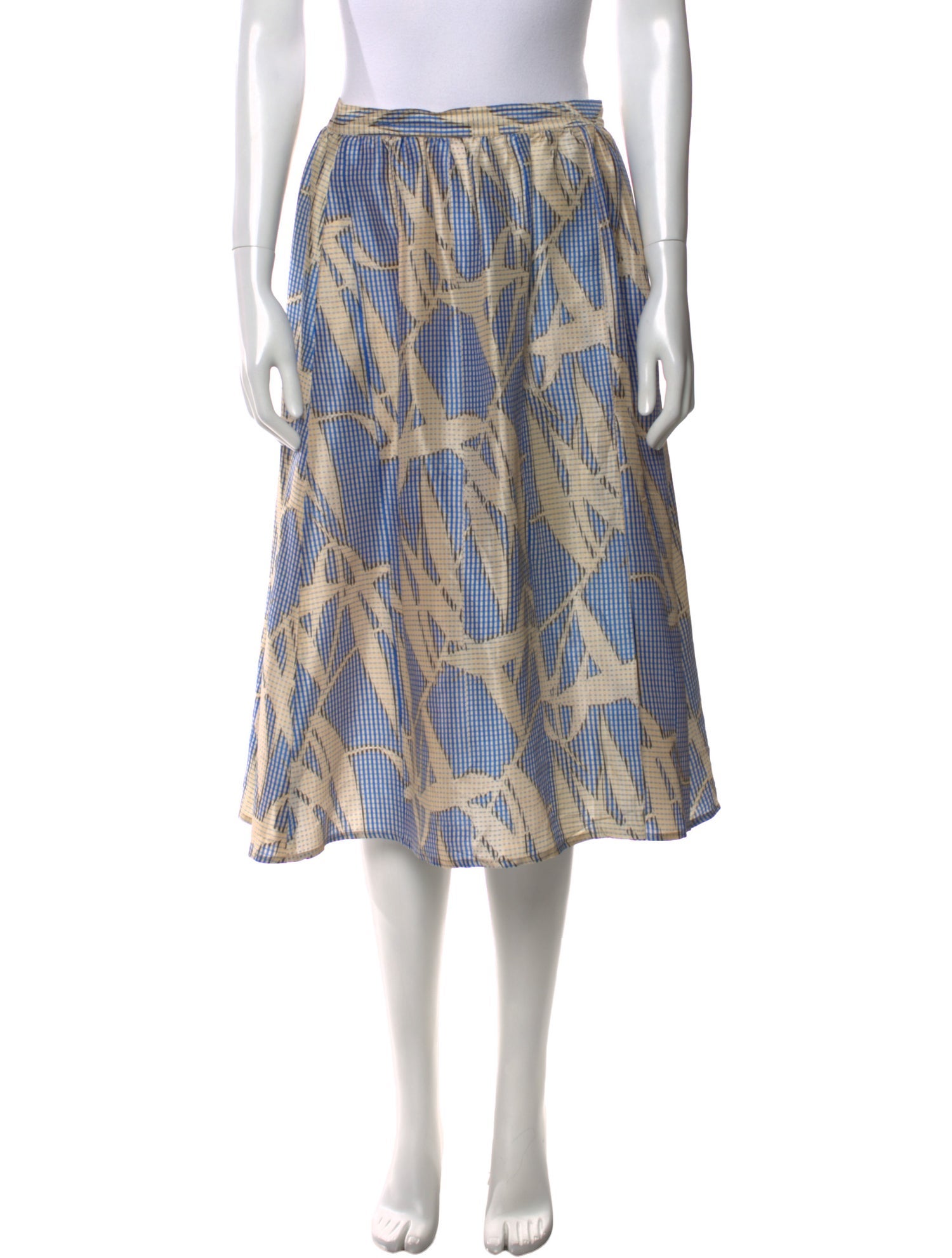 Officine Generale Silk Knee-Length Skirt