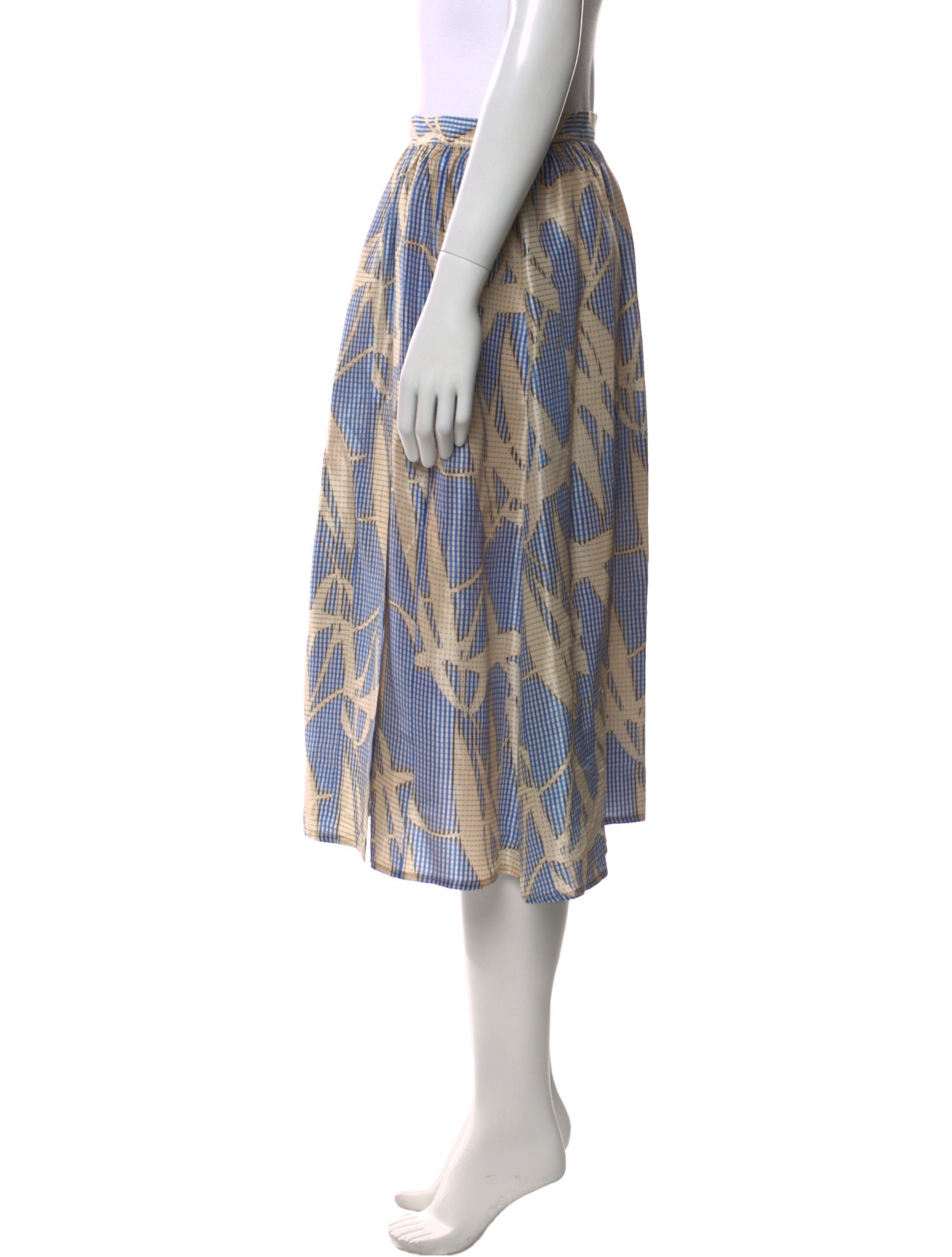 Officine Generale Silk Knee-Length Skirt