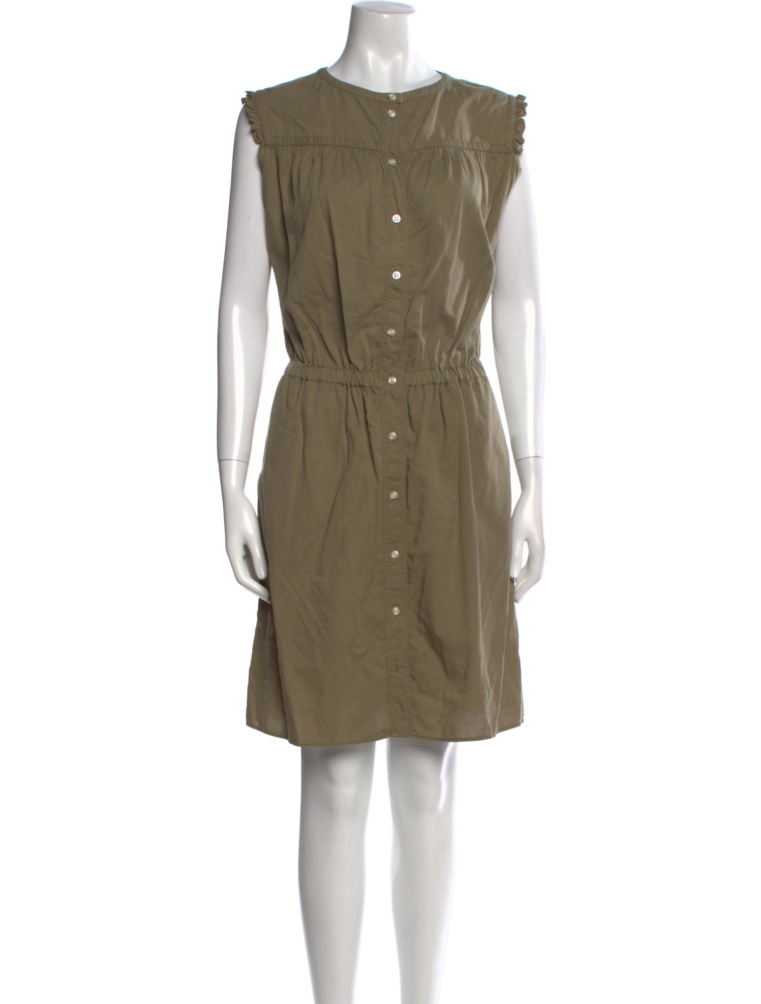 Officine Generale Crew Neck Mini Dress