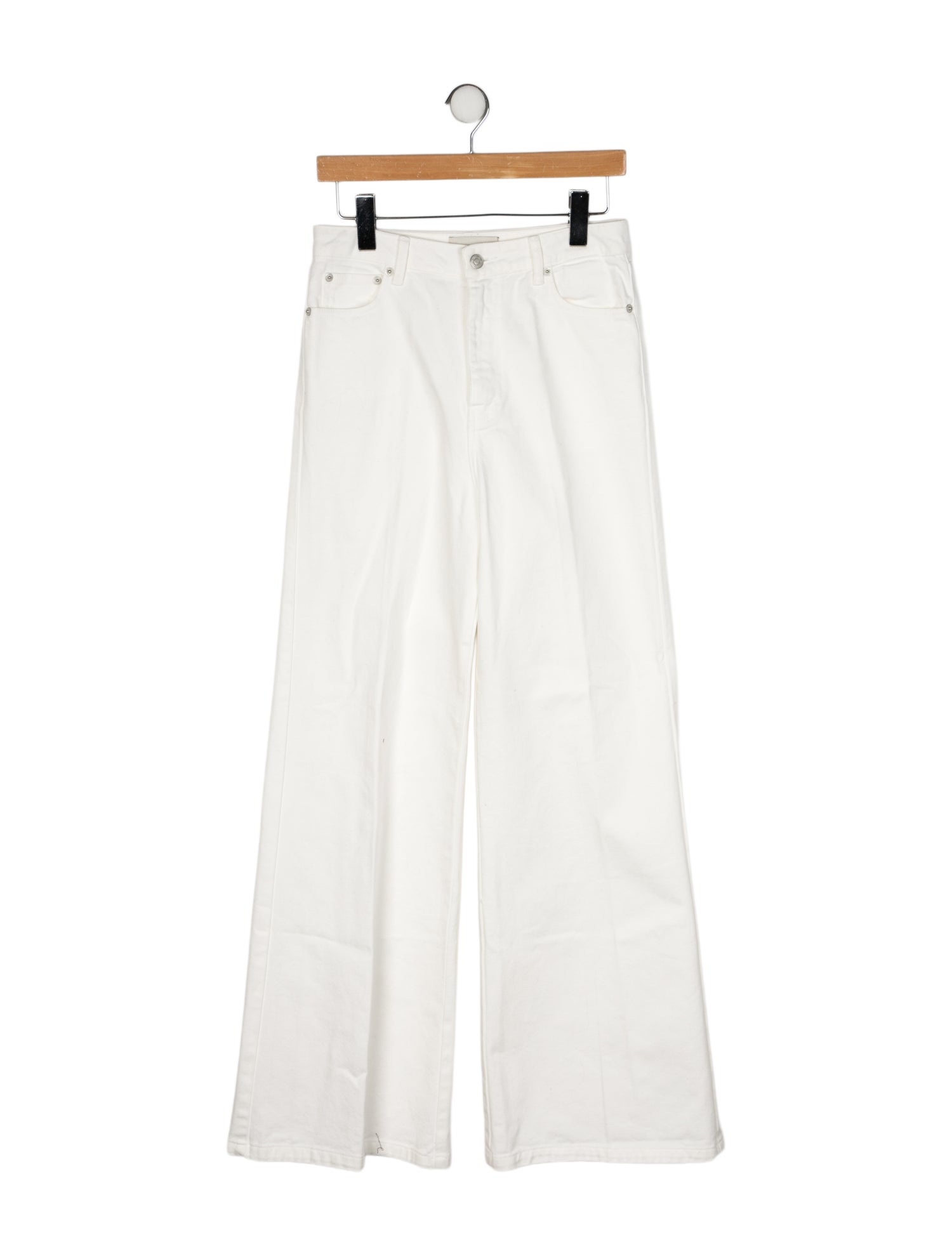 Officine Generale High-Rise Wide Leg Jeans