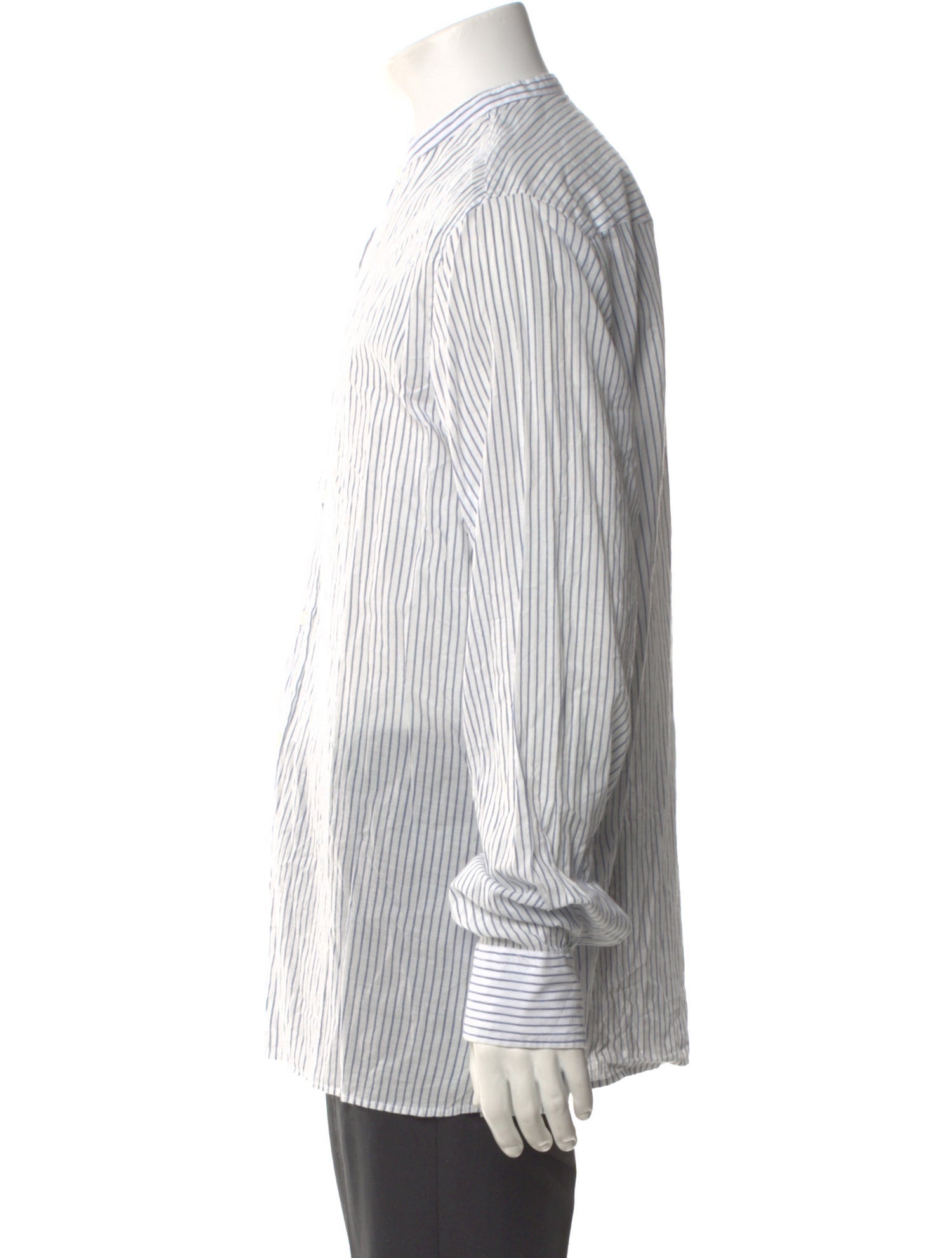 Officine Generale Striped Long Sleeve Shirt