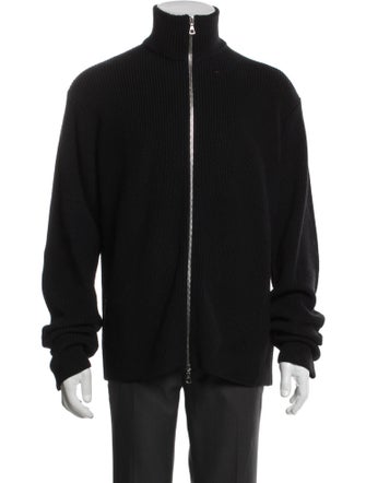 Officine Generale Merino Wool Turtleneck Cardigan