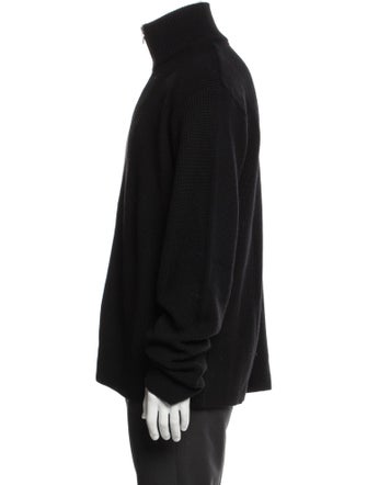 Officine Generale Merino Wool Turtleneck Cardigan