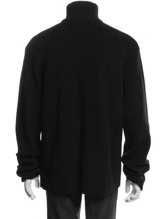 Officine Generale Merino Wool Turtleneck Cardigan
