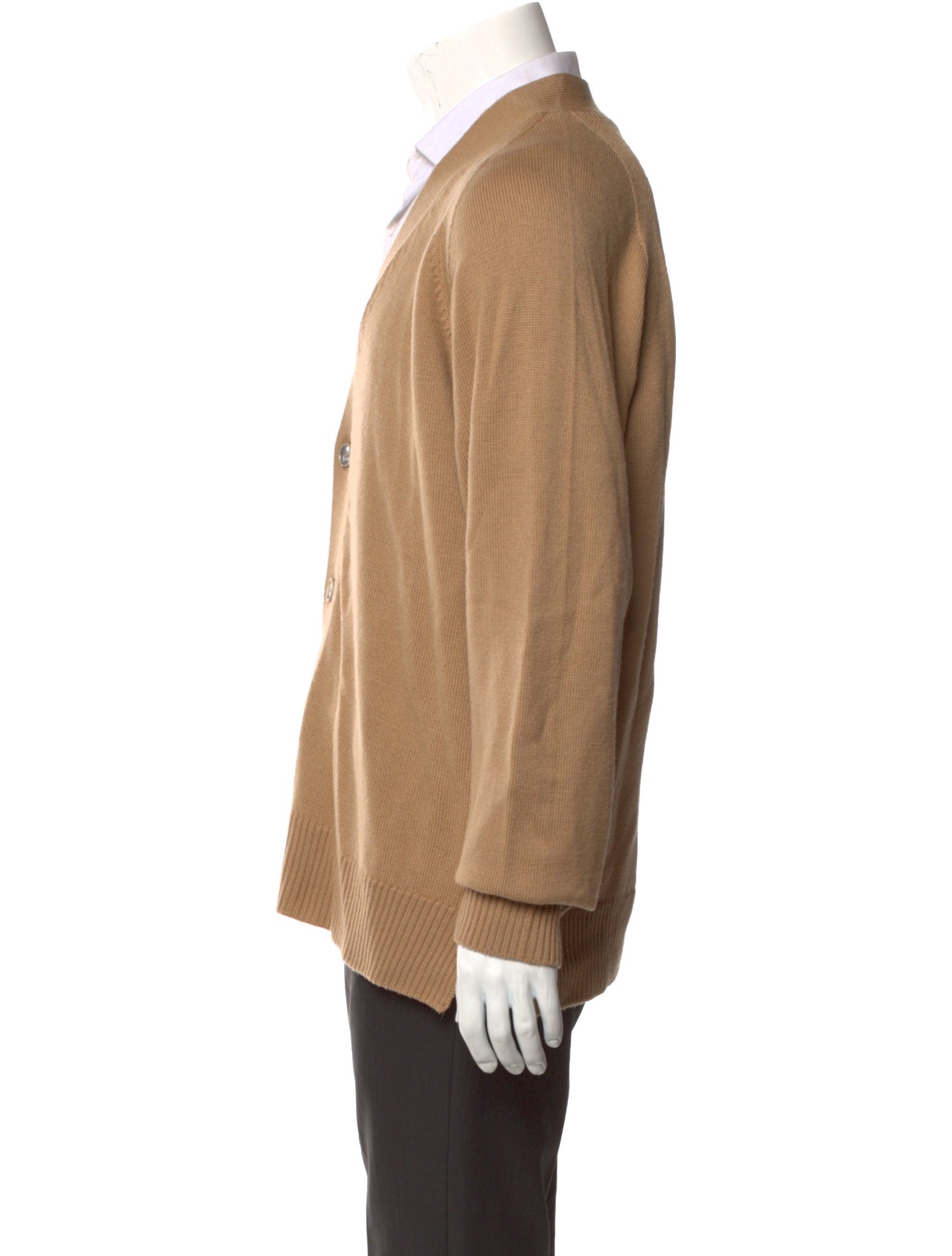 Officine Generale Merino Wool V-Neck Cardigan