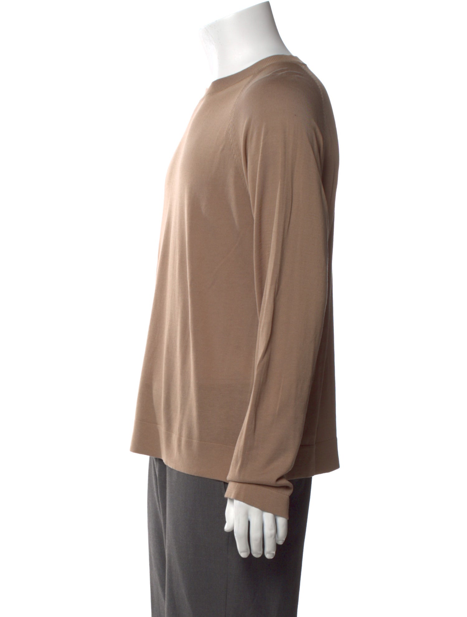 Officine Generale Crew Neck Long Sleeve Pullover