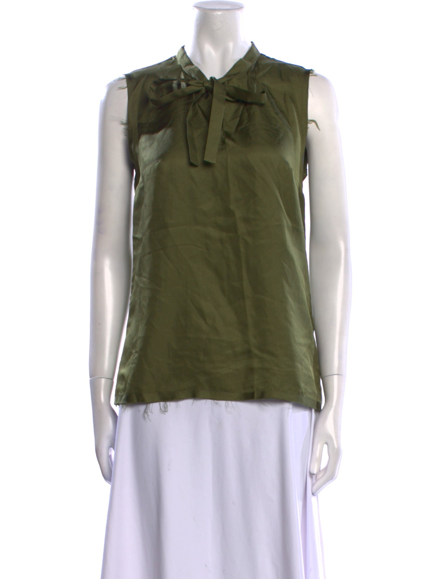 Officine Generale Silk V-Neck Blouse