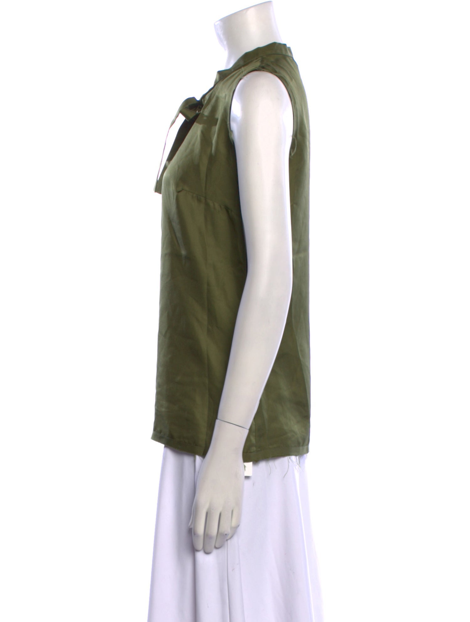 Officine Generale Silk V-Neck Blouse