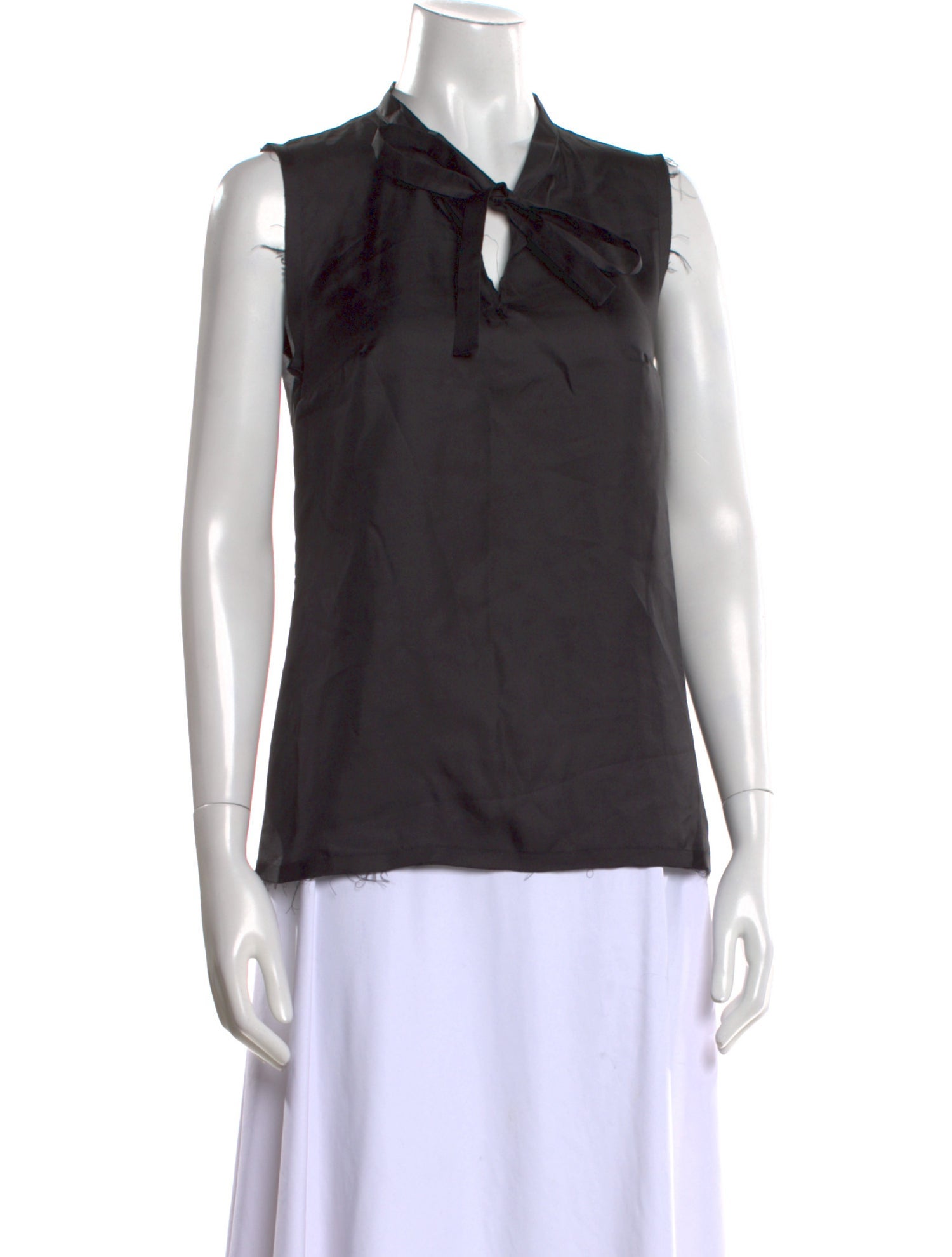 Officine Generale Silk V-Neck Top