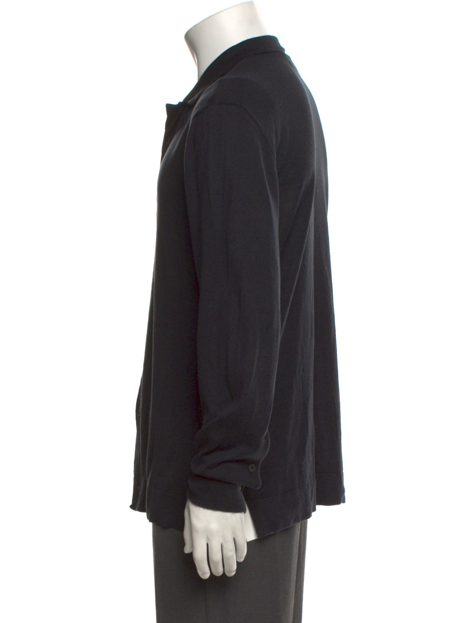 Officine Generale Collar Long Sleeve Cardigan