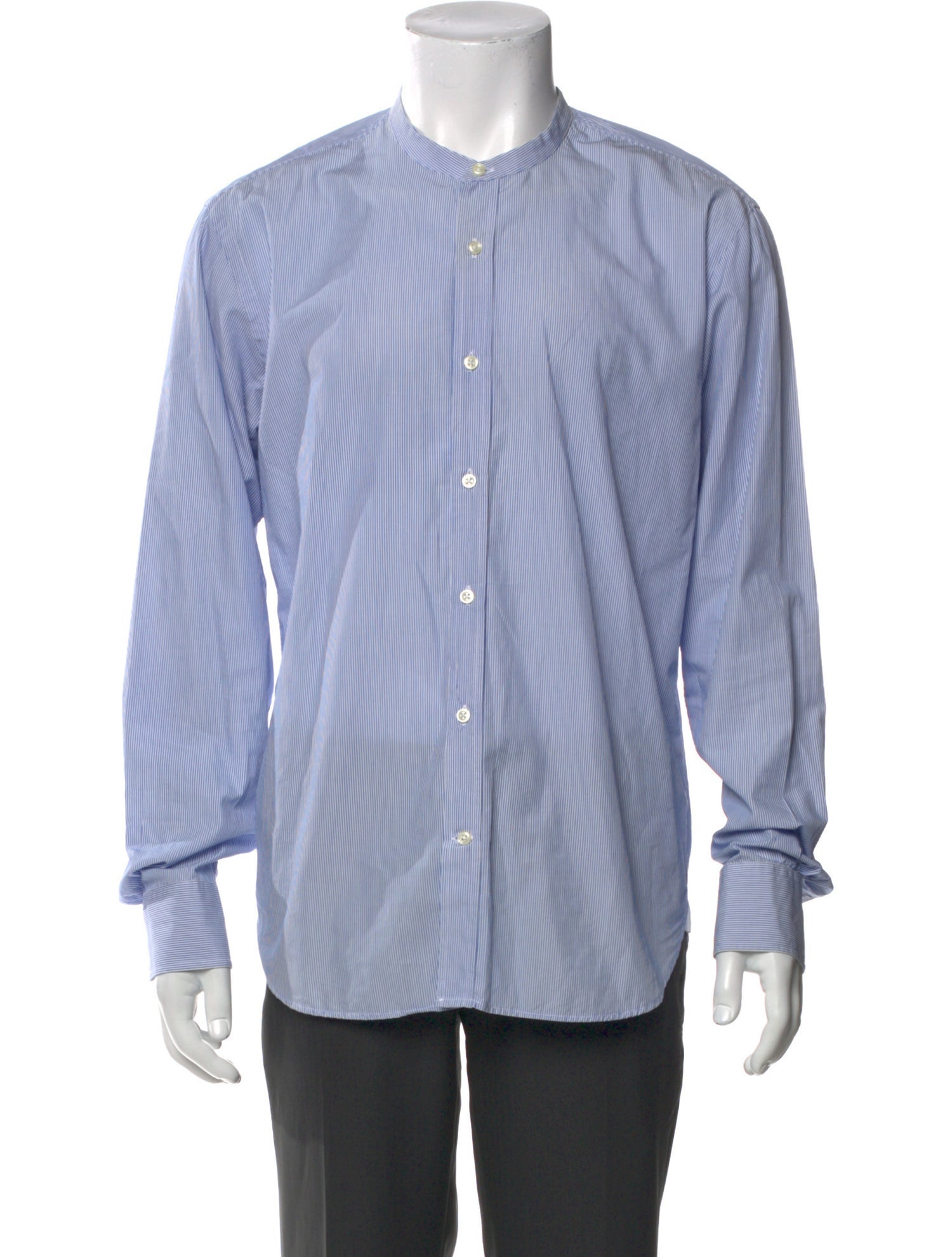 Officine Generale Striped Long Sleeve Shirt
