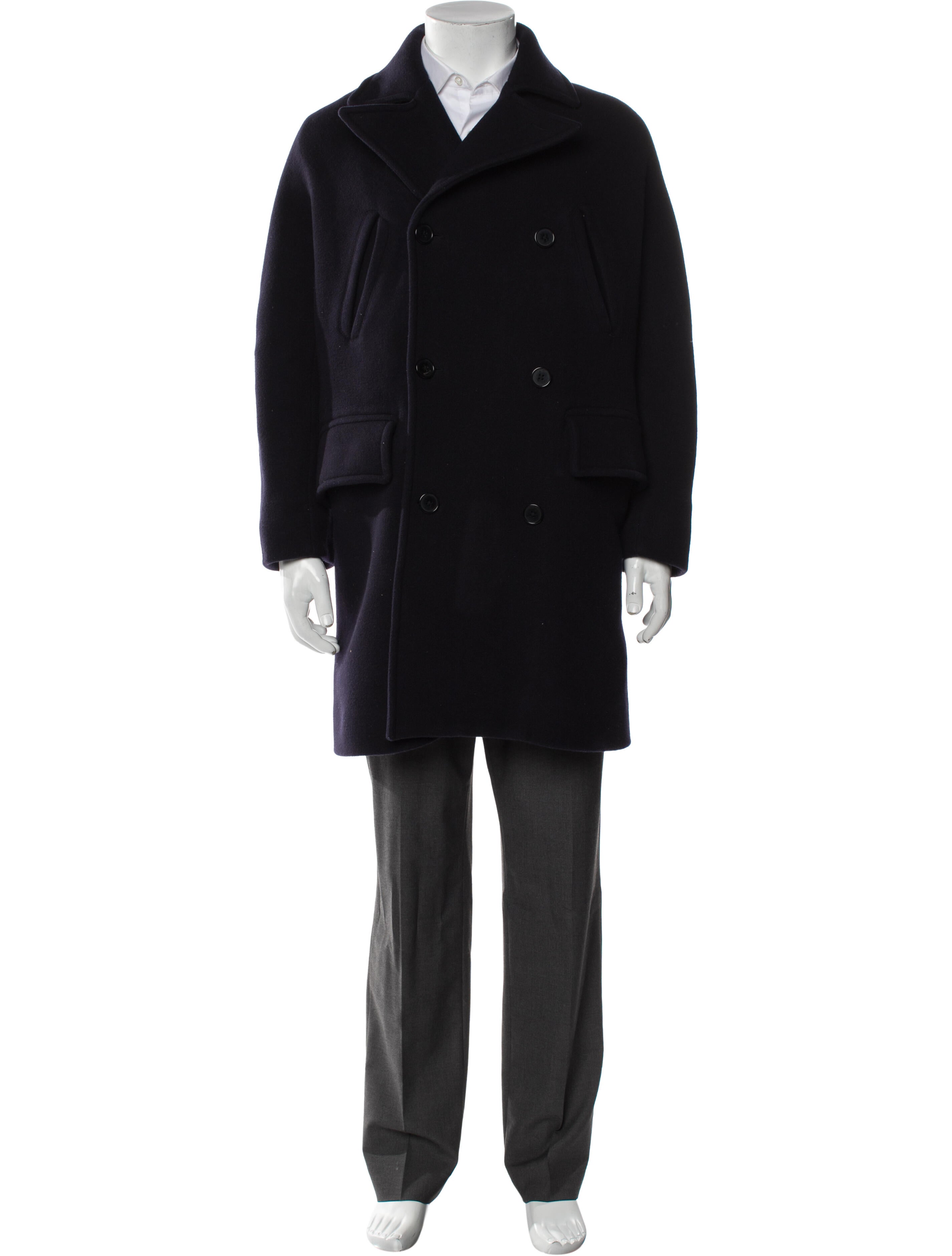 Officine Generale Virgin Wool Overcoat