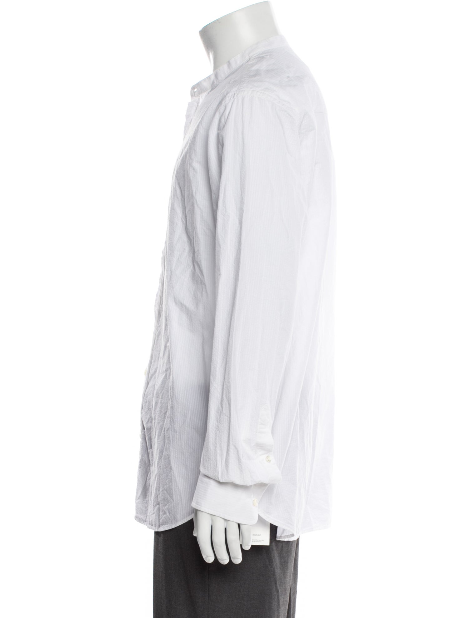 Officine Generale Striped Long Sleeve Dress Shirt