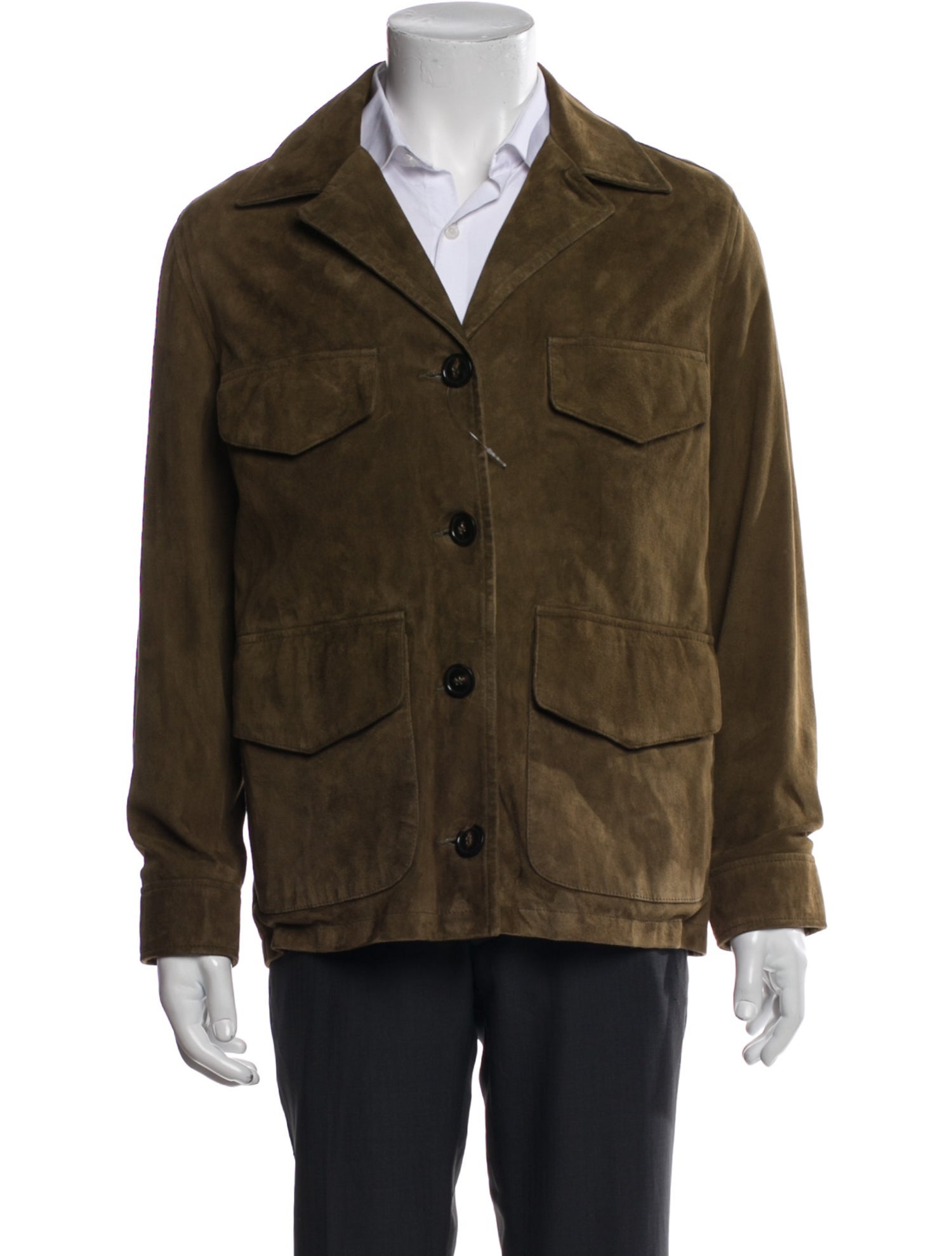 Officine Generale Suede Utility Jacket