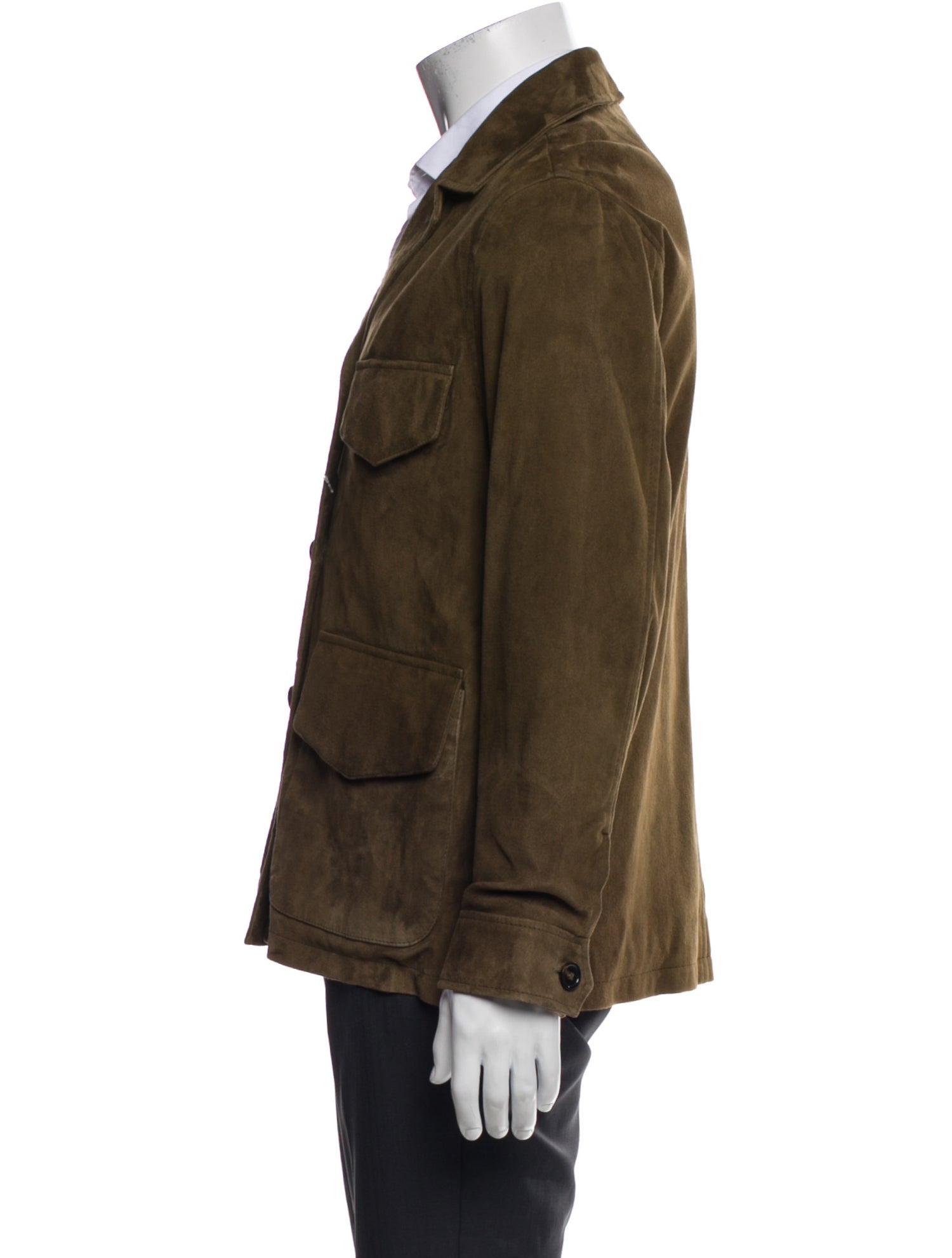 Officine Generale Suede Utility Jacket