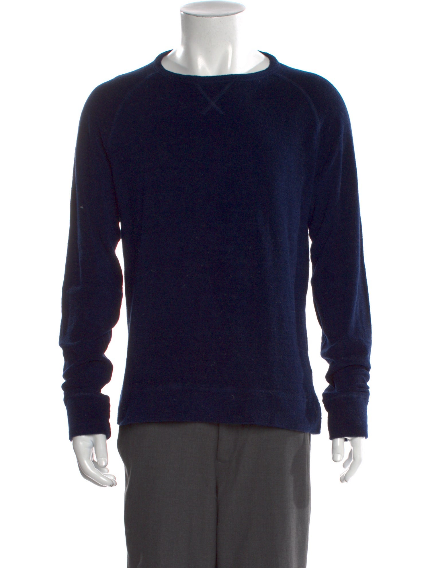 Officine Generale Crew Neck Long Sleeve Pullover