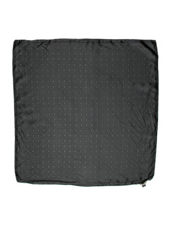 Officine Generale Silk Polka Dot Print Scarf