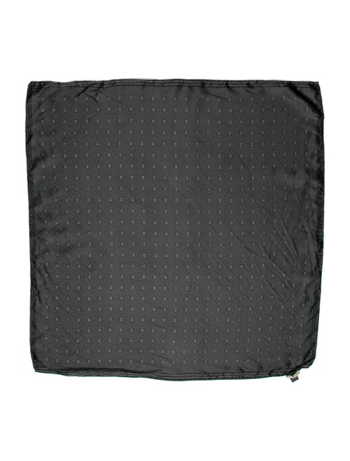 Officine Generale Silk Polka Dot Print Scarf