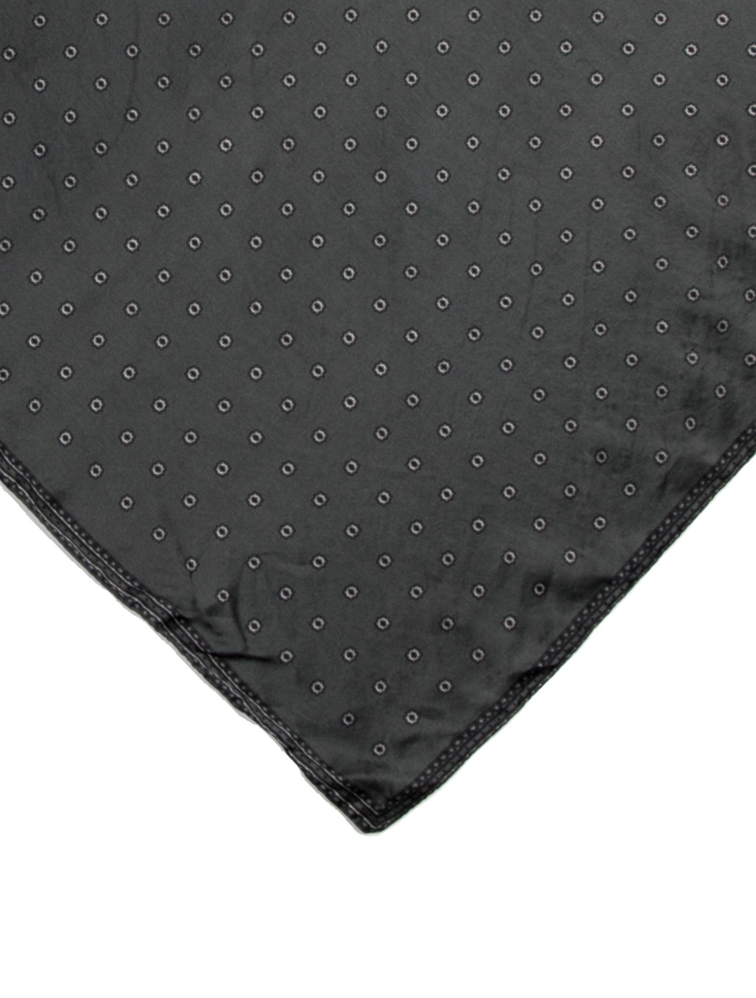 Officine Generale Silk Polka Dot Print Scarf