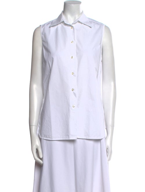 Officine Generale Sleeveless Button-Up Top