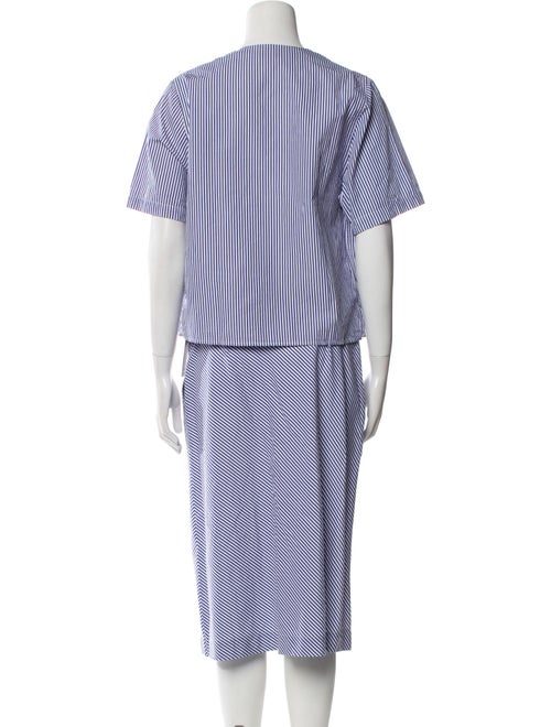 Officine Generale Striped Skirt Set