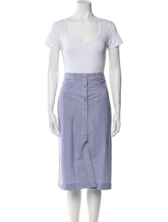 Officine Generale Striped Skirt Set