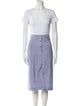 Officine Generale Striped Skirt Set