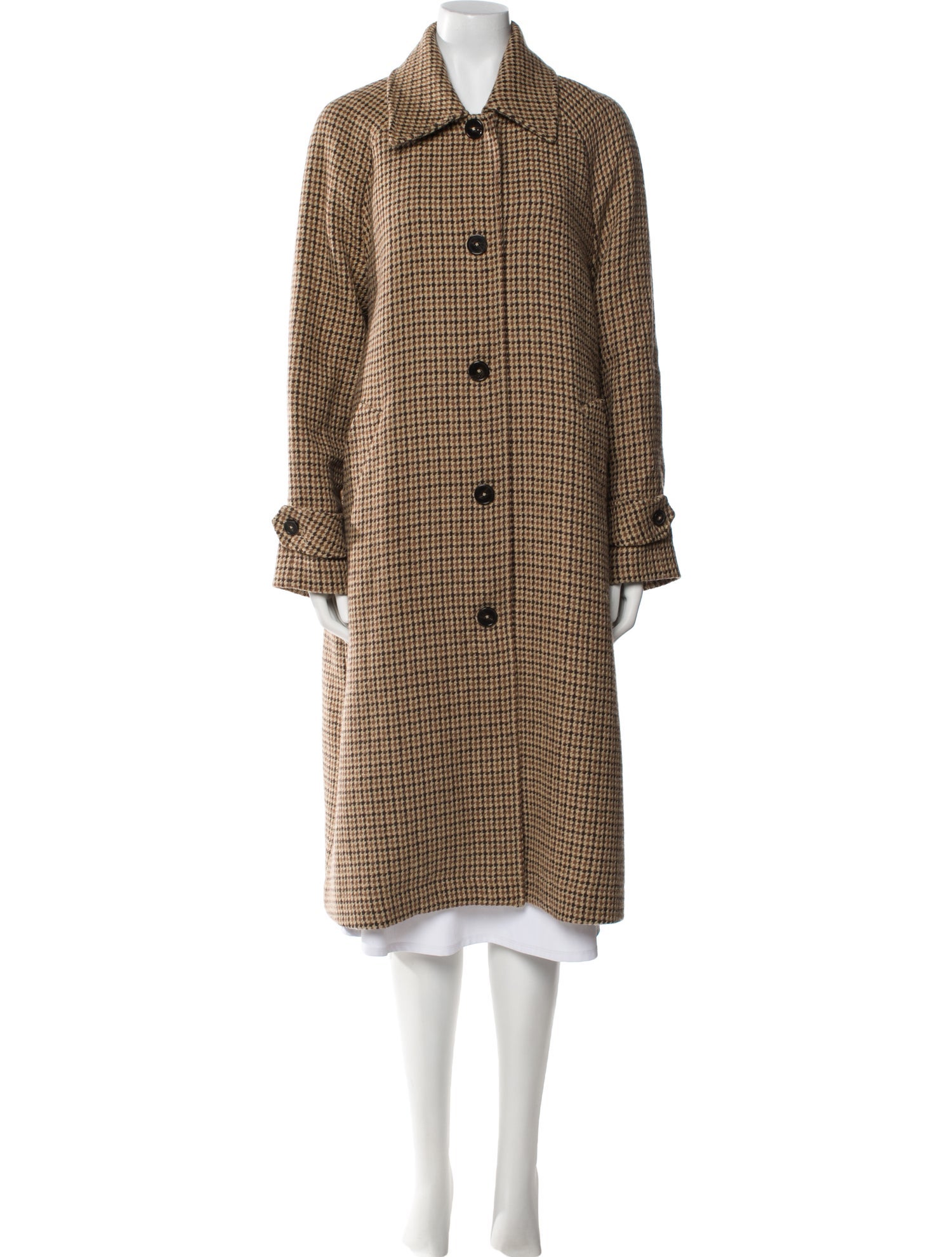 Officine Generale Virgin Wool Houndstooth Print Jacket