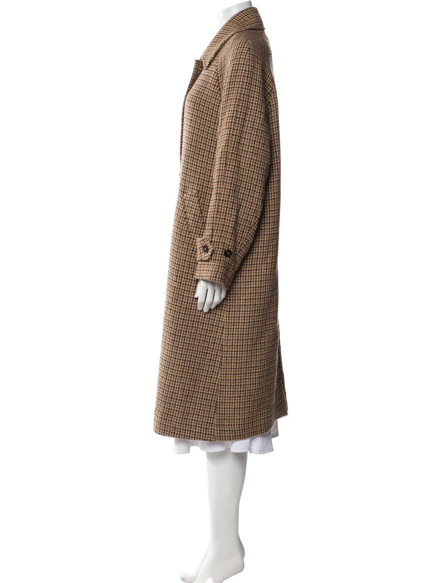 Officine Generale Virgin Wool Houndstooth Print Jacket