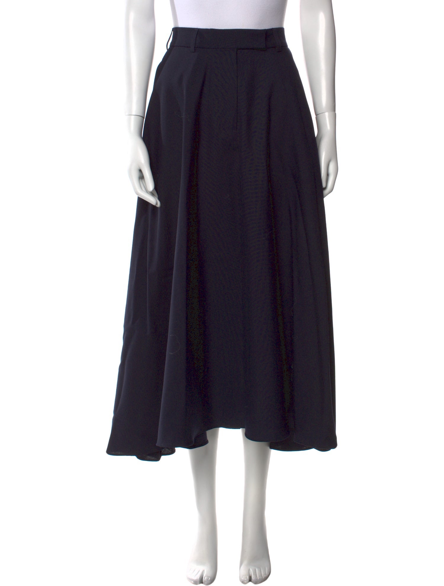 Officine Generale Virgin Wool Midi Length Skirt w/ Tags