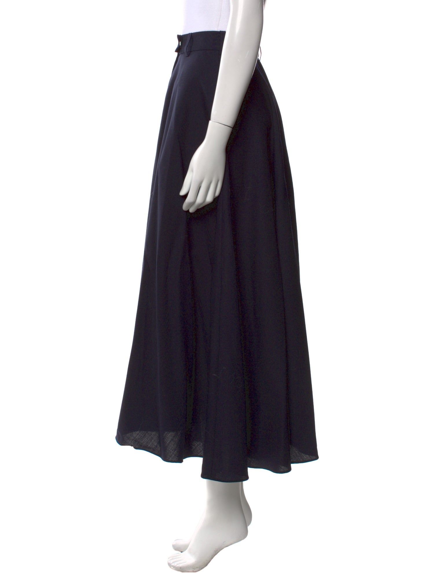 Officine Generale Virgin Wool Midi Length Skirt w/ Tags