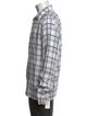 Officine Generale Plaid Print Long Sleeve Shirt