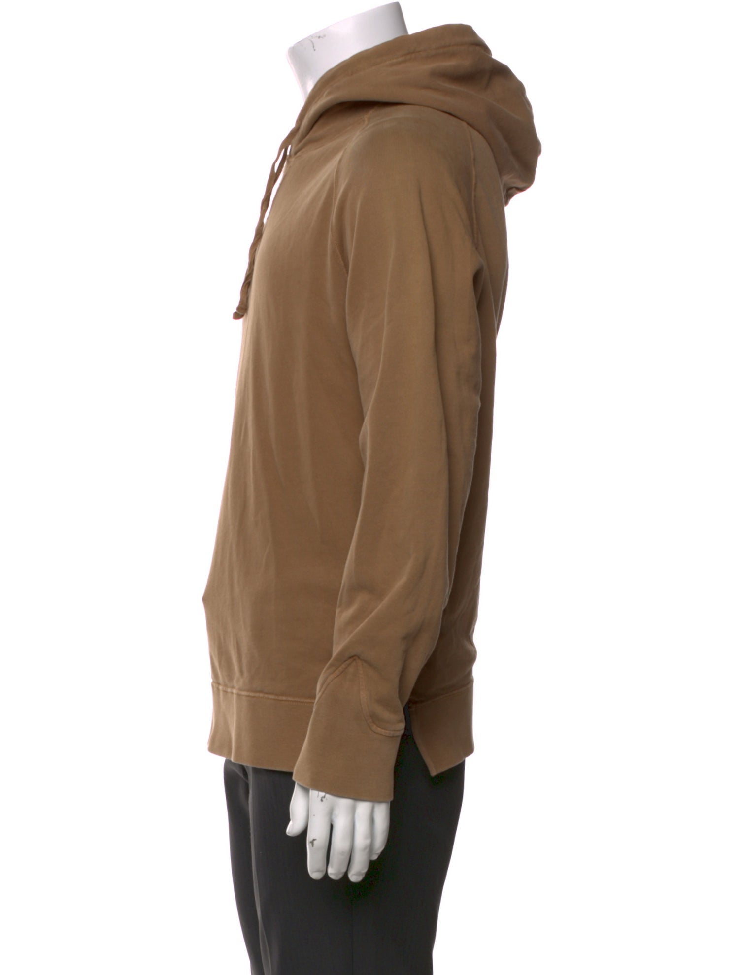 Officine Generale V-Neck Long Sleeve Hoodie