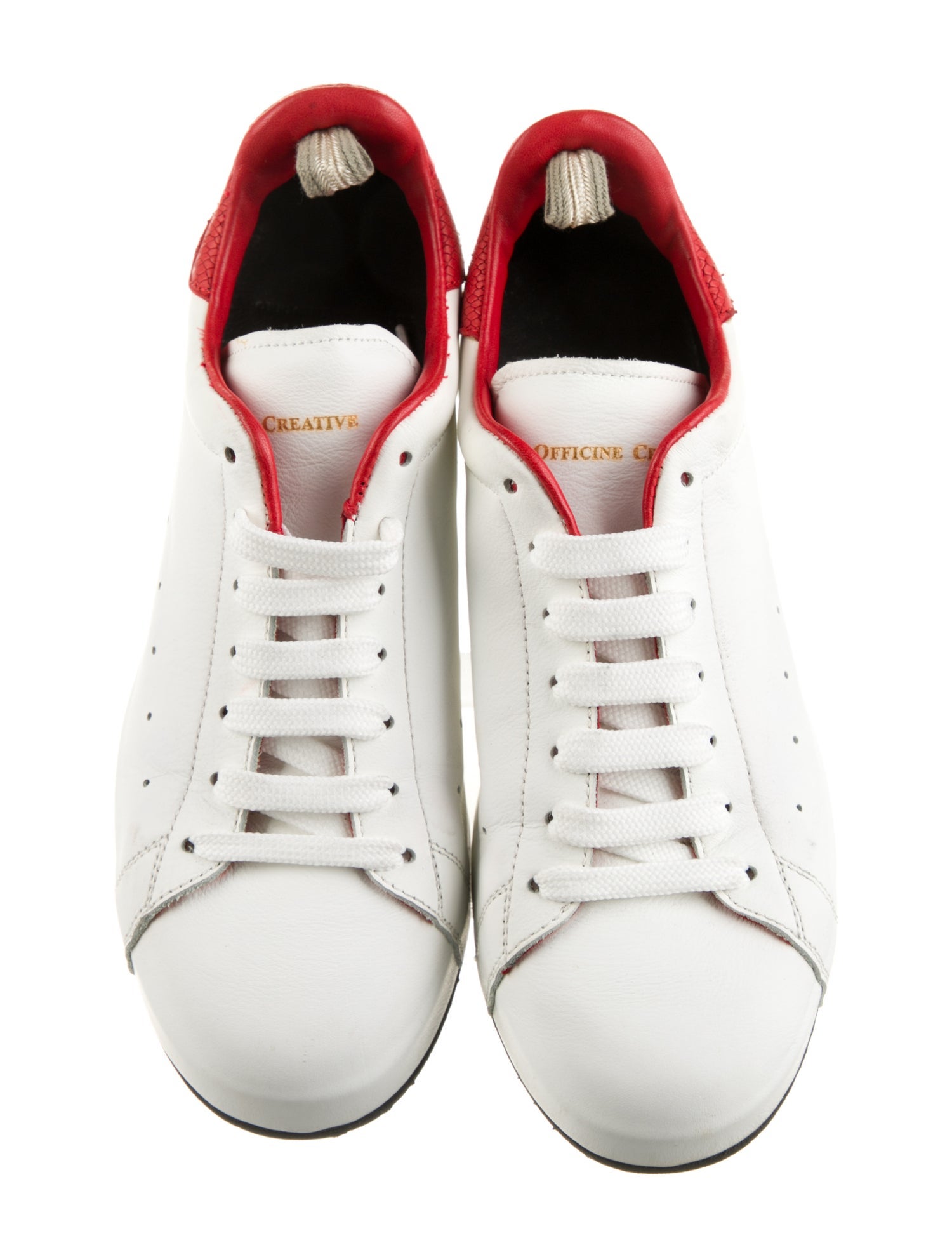 Officine Generale Leather Sneakers