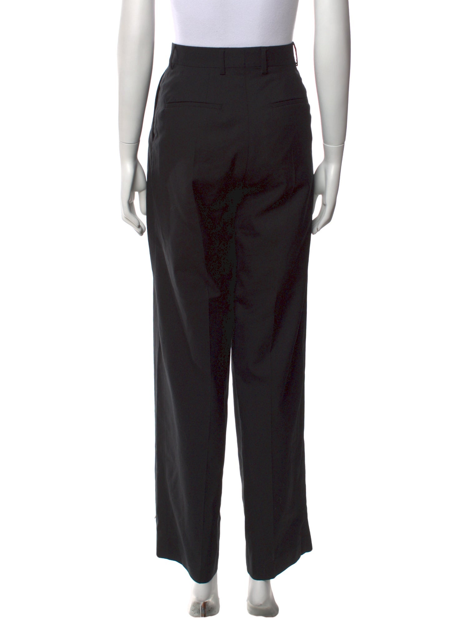 Officine Generale Virgin Wool Wide Leg Pants