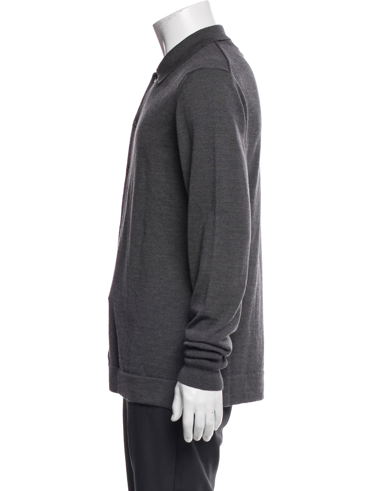 Officine Generale Merino Wool Long Sleeve Shirt w/ Tags