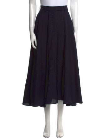 Officine Generale Wool Midi Length Skirt