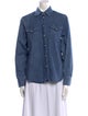 Officine Generale Long Sleeve Button-Up Top