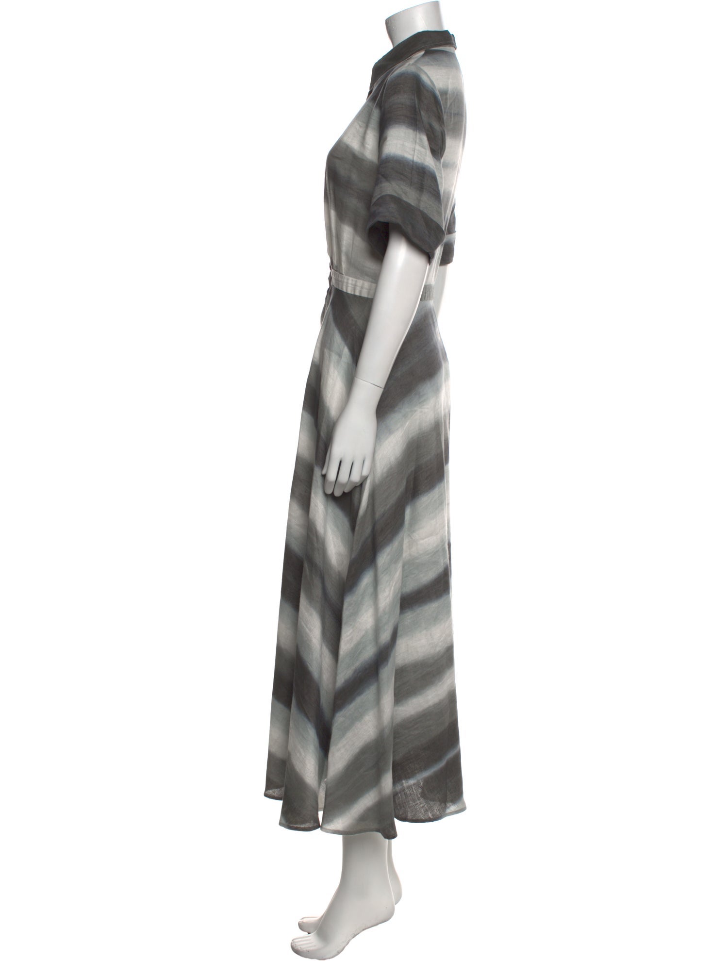 Officine Generale Linen Long Dress