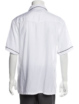 Officine Generale Wool Striped Pajama Top